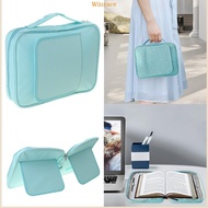 WRC Book Storage Organizer Bible Book Cover Bible Case with Handle and Book Stand Bible Bag Document