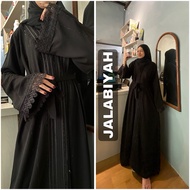 JALABIYAH Abaya Abaya Dubai Abaya Jubah Abaya Premium Abaya Hitam Mewah Elegan
