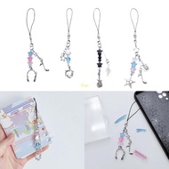 flgo Earphone Notes Star Guitar Phone Charm Straps Car Keys Hanging Pendants Y2K Bag Decoration Lany
