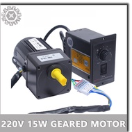【Customer favorite】 220v 15w 3rk15gn-C 415-5rpm Ac Reversible Gear Variable Speed Motor 1:3-1:300 To