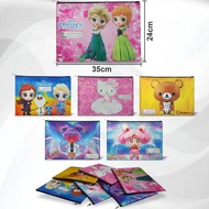 F4 zipper folder, GIRL'S textbook