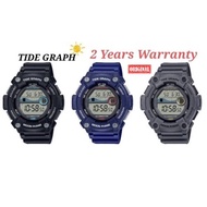 [2YEARS WARRANTY] Casio Men Watches WS-1300H Tide Graph Digital Watch WS-1300H-1AV WS-1300H-2AV WS-1