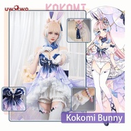 PRE-SALE UWOWO Exclusive Genshin Impact Fanart Kokomi Bunny Suit Cosplay Cute Costume Ganyu Hutao Ke