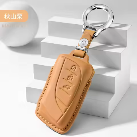 Leather Car Key Case Remote Cover Shell Holder Protector Fob For Lexus ES200 ES300h LS500h NX260 NX3