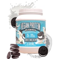 Huge Supplements Vegan Protein Powder - Cookies & Cream - Superior Plant-Based Protein Powder, 20g P