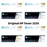NEW HP 222X Original LaserJet Toner Cartridge | 222X Black 222X Cyan 222X Yellow 222X Magenta | HP M