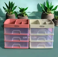 Tabitha Rak Kosmetik Beauty 3 susun Rak Kosmetik Laci Kosmetik Laci Obat Obatan