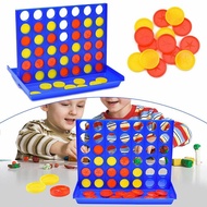 Larger Size Classic Board Game Connect 4 In A Row Games Family Fun Games for Age 3 4 5 6 7 Year Old 