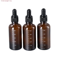 KICKSLOUNGEL Dropper Bottle with Scale Empty 5ml-100ml Aromatherapy Basic Travel Essential Oil Dropp