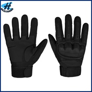 Bucwxa Ventilated Cycling Gloves Multi-functional Outdoor Gloves Mens Gloves with Touchscreen Hard S