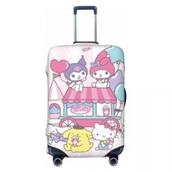 KUROMI Cinnamoroll Luggage Cover SANRIO Waterproof Dustproof Elastic Cover for Luggage Protective Trave Suitcase Cover A
