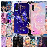 For Samsung Galaxy A01 M01 Case Fashion Butterfly Silicone Back Cover Phone Case For Samsung A01 SM-