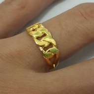 24k Gold Plated Chain Ring
