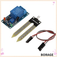 BORAG Soil Humidity Sensor, 1.7x5x2.5cm/0.67x1.97x0.98in Premium Relay Control Module, with Time Del