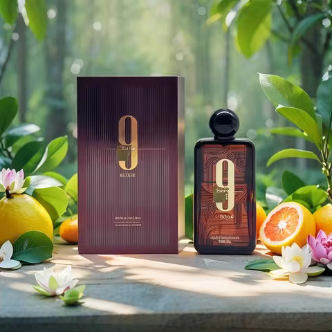 Brown 9PM Elixir Unisex Extrait de Parfum, 3.4 Fl. Oz Long-lasting fragrance suitable for everyday u