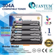QUANTUM Compatible 304A | CC530A CC531A CC532A CC533A Color Toner For HP CP2025 CP2025n CP2025dn CM2