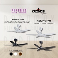 DEKA Kronos F5-DC Ceiling Fan (46"/56")