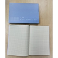 [Ready Stock]Silence PVC Jacket B5 Blank &amp; Grid inner paper 17.6cm x 25.3cm 188pages Notebook Study Planner Journal Book