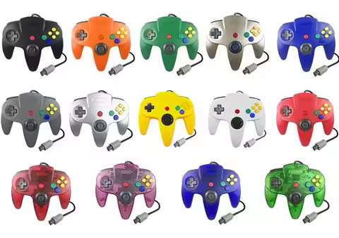 For Nintendo N64 Gamepad Joypad Wired Gaming Joystick For Nintendo N64 Game Pad For Gamecube For Gam