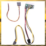 (HIMK) PCI-E 6PIN Input DC 12V 300W DC-ATX-300W 24Pin ATX Switch PSU Power Supply Module
