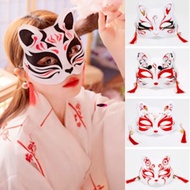 Cat mask kitsune fox bunkasai japanese festival mask fox halloween