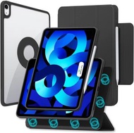 全城熱賣 - 三折吸筆旋轉磁吸皮套 適用於iPad Pro 12.9 2018 / 2020 / 2021（黑色）