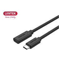 UNITEK USB3.1 USB-C 100W Fast Charge Transmission Cable (Male To Female) (0.5M) (Y-C14086BK)