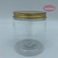 BISCUIT CONTAINER SP8073 GOLD AND PINK ALUM CAP (AWANTI)