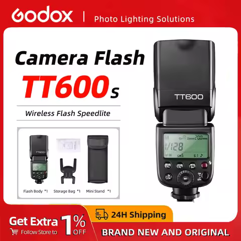 Godox TT600s Wireless Speedlite Camrea Flash 1/8000s for Sony Or For Universal Like Canon Nikon Sony