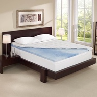 Sleep Innovations 4-Inch Dual Layer Mattress Topper. 10-year limited warranty. Made in the USA. Queen Size