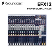 Soundcraft EFX12 MIXER Professional MIXER, 12-Channel MIXER, with Effect Processor, Engineering/Conf