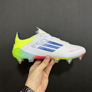 F50 SG Lace Up New Men Football Boots Soccer Cleats Unisex Breathable Outdoor Sports Ultralight Non-