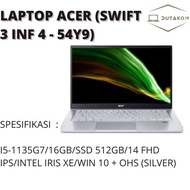 LAPTOP ACER SWIFT (3 INF 4-54Y9)
