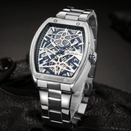 jam tangan pria belleda 9644 rantai stainless automatic anti air mewah bergaransi internasional