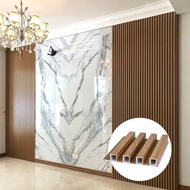 WD Wood Panel WPC Wall Panel Bahan PVC Motif Kayu Dinding Kisi Kisi Kayu Dekorasi Tembok