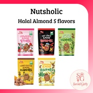 Nutsholic Honey Butter Almond / Hot Spicy Almond / Strawberry Almond 180g (Halal)