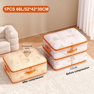 EUNICE PVC Quilt Storage Bag Transparent Foldable Cabinet Clothes Dustproof Waterproof Organizer棉被袋