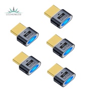 Headless Display Adapter 5Pcs Virtual HDTV 4K Display Supports 1080P@ 60Hz/120Hz 4K@ 60Hz Maximum Re
