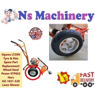 Ogawa LT20N Tyre & Rim Spare Part Replacement Wheel Steel Power STP652 Harz HZ-1021-520 Lawn Mower