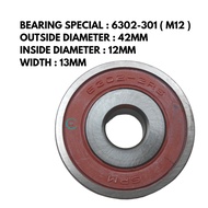 BEARING SPECIAL 6302 - 301 M12 AR125 REAR PNP YAMAHA REAR HONDA REAR