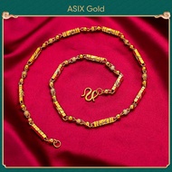 ASIX GOLD 916 Gold Mens Necklace Korean Gold Bangkok Original Jewelry
