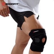 XO GoodFit GF515K sports knee brace with spring, 3 adhesive straps, breathable
