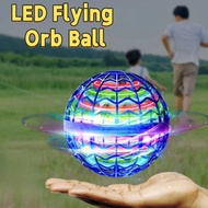 LED Flying Orb Ball Rotating UFO Flying Spinner Glowing Ball Mainan Bola Terbang Mainan