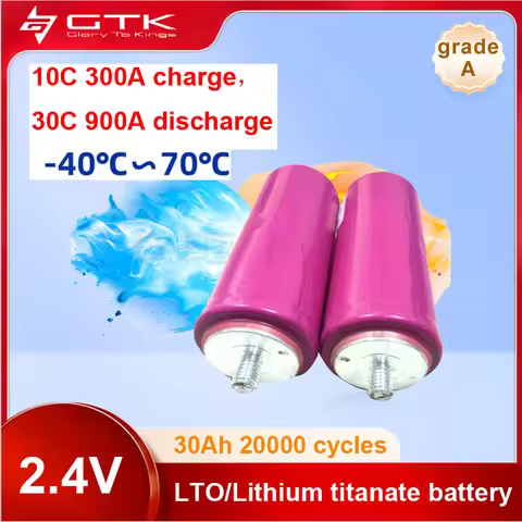 30000+ cycles 2.3V 30Ah 40Ah lithium titanate lto battery cell deep cycle Replacement yinlong 66160 