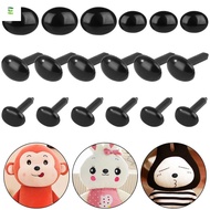 LUOLVTH 100pcs/bag Stuffed Doll Eyes Mini 4X5MM/5X7MM DIY Plastic Animals Noses Accessories