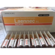 100% AUTHENTIC Set needle & Laennec human placenta japan original 10 pcs loose pack trial pack 莱乃康 人