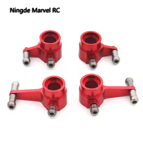 4 PCS Metal Front/Rear Steering Cups for Wltoys 284131 K969 K979 K989 K999 P929 P939 1/28 RC Car Upg