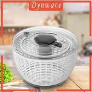 [Dynwave] Vegetable Washer And Dryer, Household Fruit Drainer, Manual Washing Machine Basket, Lettuce Onion Drain Fruit Dryer,