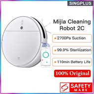 XIAOMI MIJIA Robot Vacuum Cleaner Mop 2C for Home Sweeping Dust Sterilize 2700PA Cyclone Suction Washing Mop