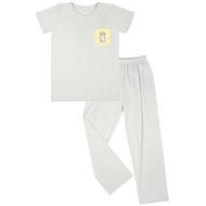 Short Sleeve Shirt Grey + Pants Grey